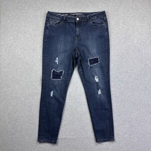 Lane‎ Bryant Women's Mid Rise Super Stretch Skinny Jeans Size 18